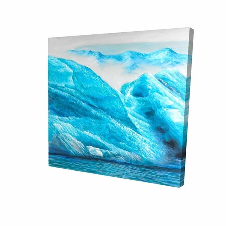 FONDO 12 x 12 in. Icebergs-Print on Canvas FO2792690